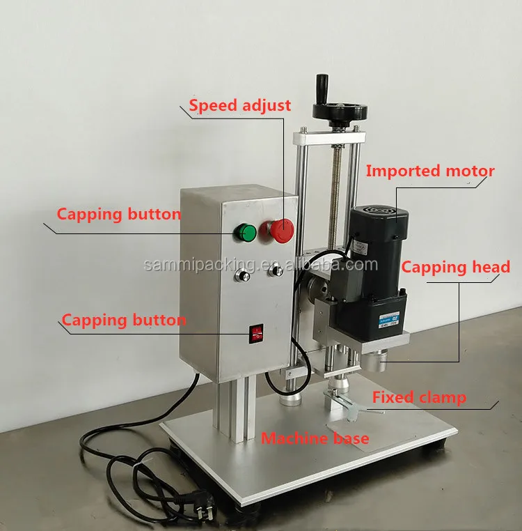 Desktop electric capping machine